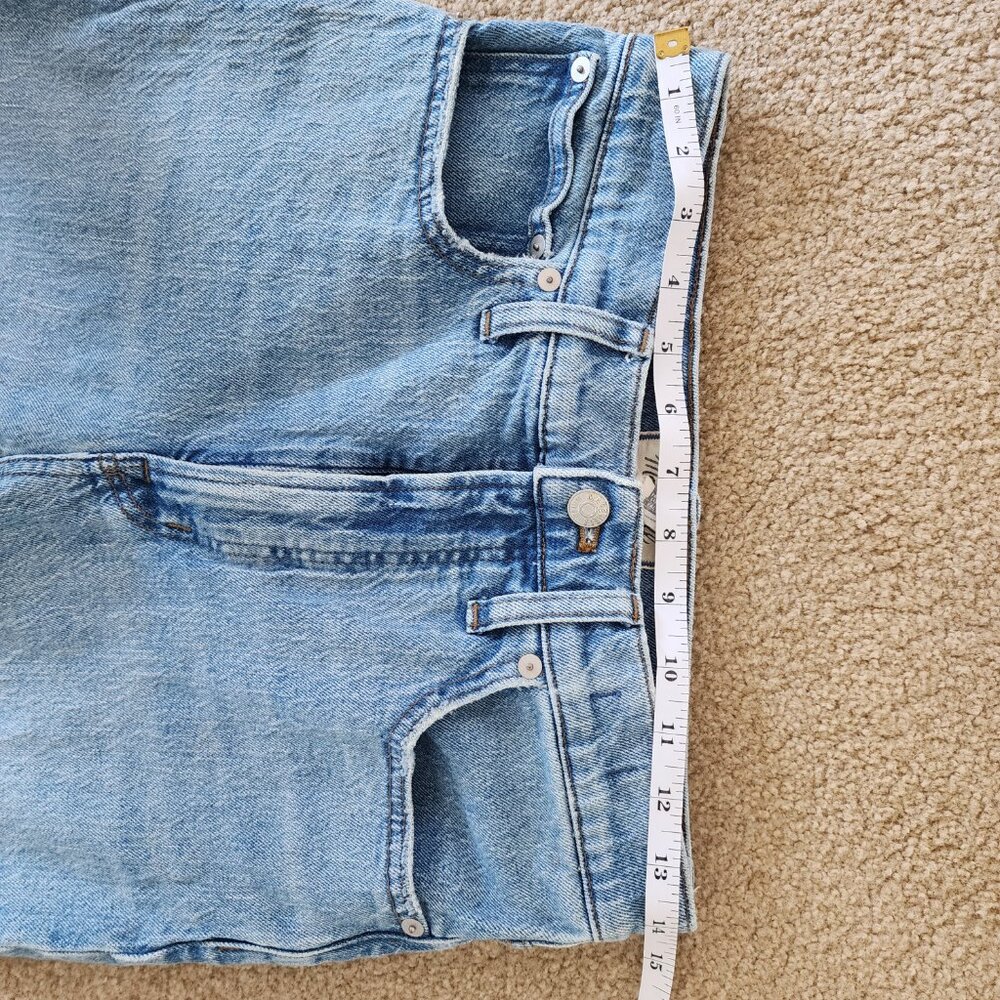 Madewell Perfect Vintage Straight Jean 27 Light Wash High Rise - Picture 5 of 7